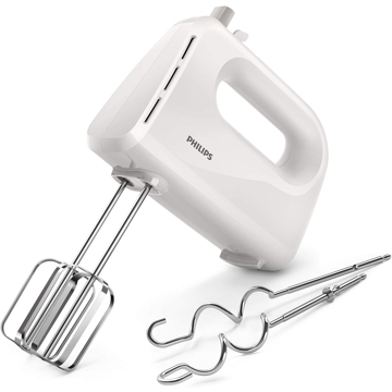 მიქსერი PHILIPS HR3705/00 Hand Mixer 300 W White