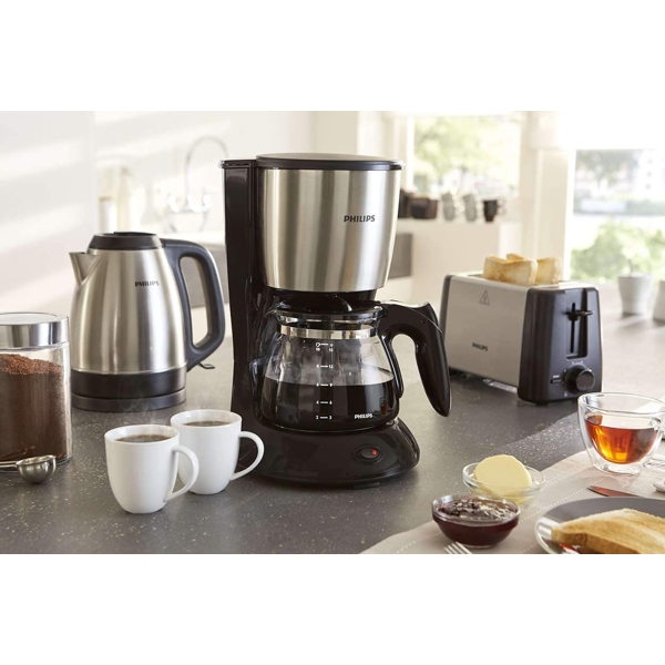 ყავის აპარატი PHILIPS HD7462/20 Daily Coffee Machine Black