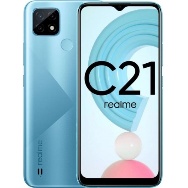 მობილური ტელეფონი Realme C21 (RMX3201) 3GB, 32GB Dual Sim LTE Blue