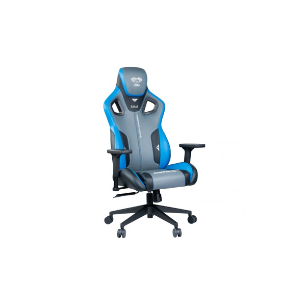 Gaming სკამი E-Blue EEC312BLAA-IA Gaming Cobra Chair, Gray/Blue