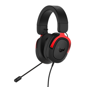 გეიმინგ ყურსასმენები Asus TUF Gaming H3, 3.5mm, 1.3 m, Black / Red