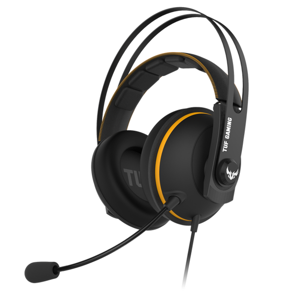 გეიმინგ ყურსასმენები Asus TUF Gaming H7 Core Headset, 3.5mm,1.2 m, Black / Yellow