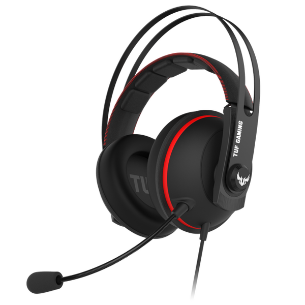 გეიმინგ ყურსასმენები Asus TUF Gaming H7 Core Headset, 3.5mm,1.2 m,  Black / Red