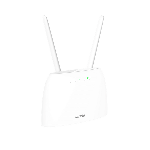 როუტერი Tenda 4G06 Wireless Router, 4G LTE, 300 Mbps, 2.4 GHz, White