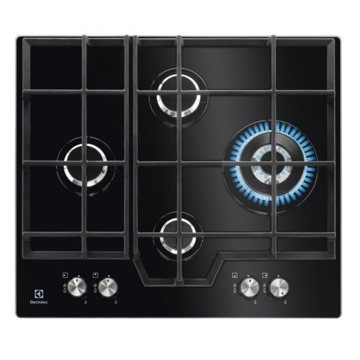 ქურის ზედაპირი ELECTROLUX GPE363NK, 4 Burners, Black