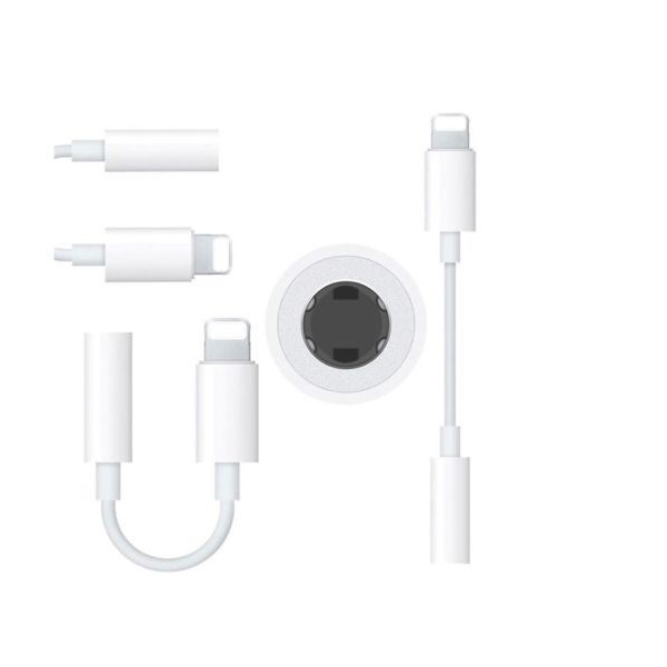 IOS APPLE LIGHTNING TO 3.5 MM HEADPHONE JACK ADAPTER MODEL A1749 (MMX62ZMA)