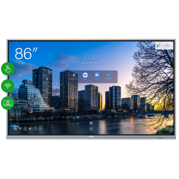 Vivitek NovoTouch EK863i, 86”, 4K UHD, Android v9.0,  Smart Board, Grey