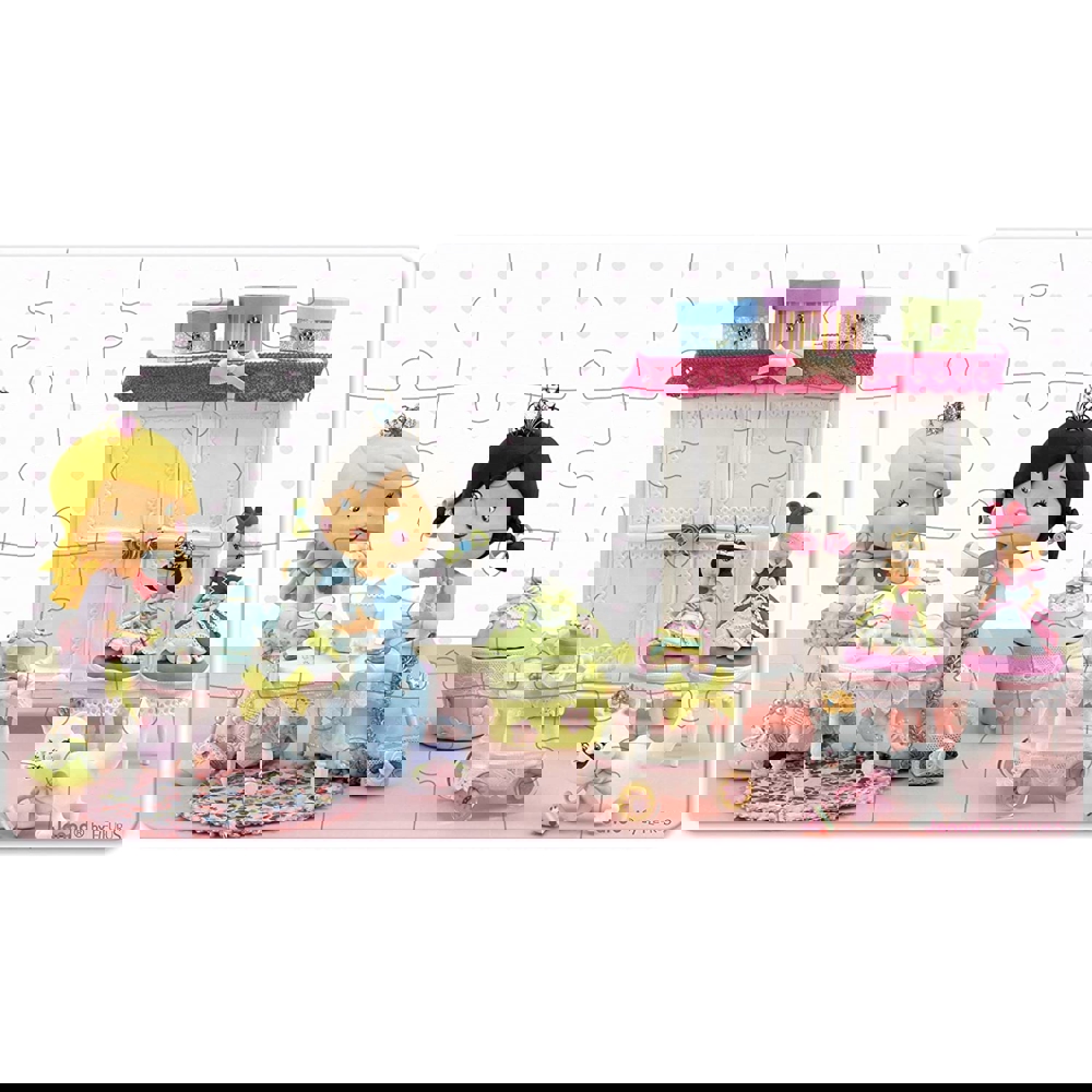 ასაწყობი ფაზლი Janod J02770 Rose plays Princess