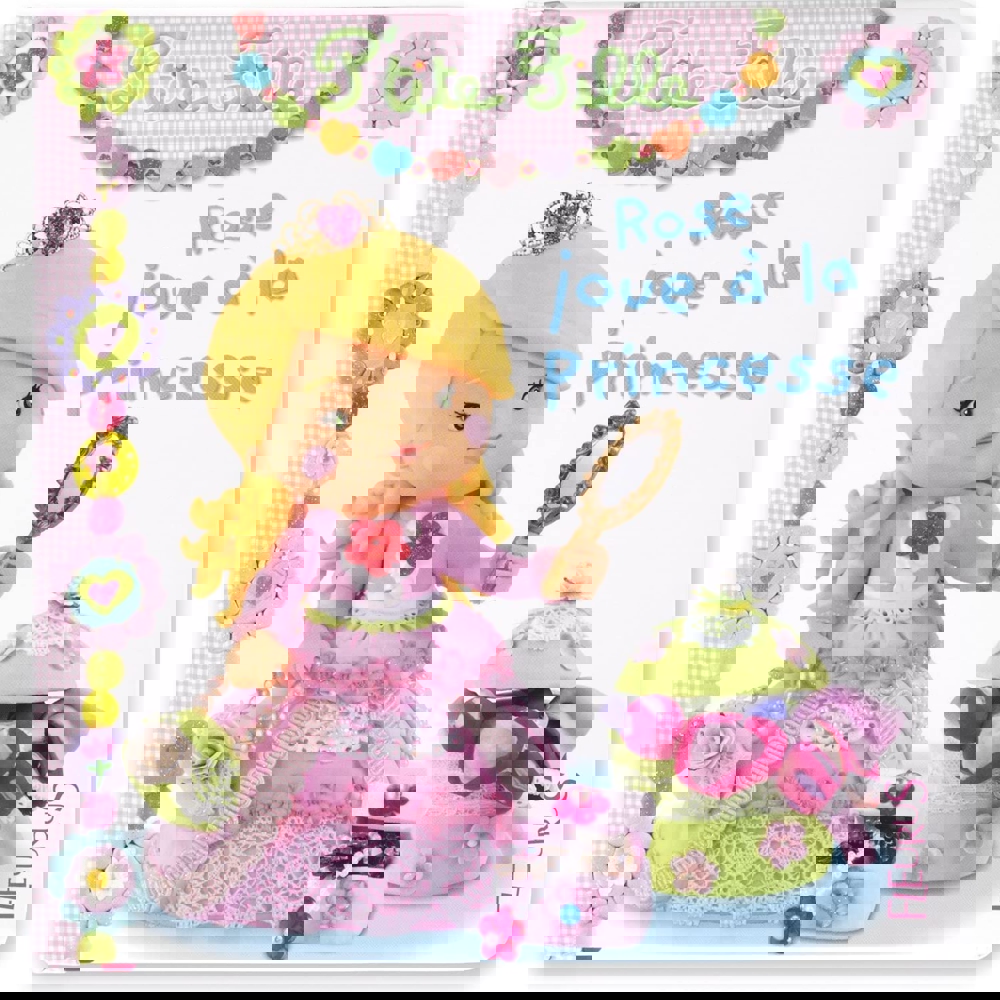 ასაწყობი ფაზლი Janod J02770 Rose plays Princess