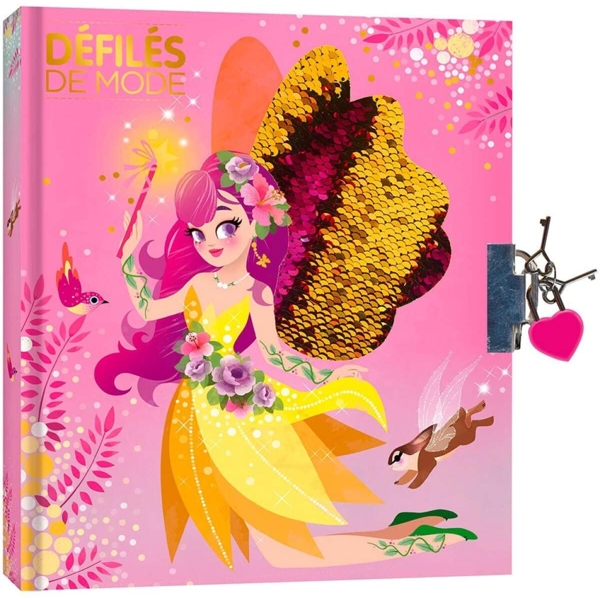 ბლოკნოტი JANOD J07856 SECRET DIARY FAIRIES