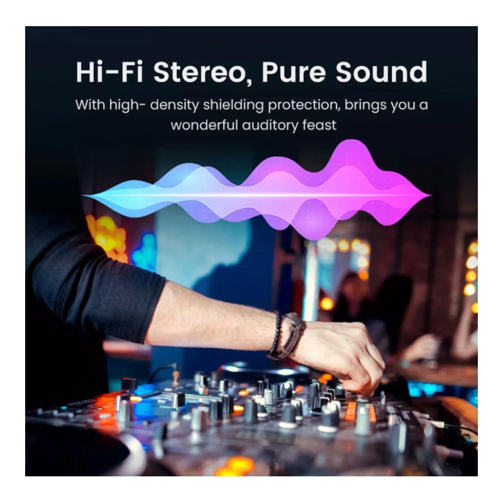 Audio Adapter UGREEN 80730, 3.5mm to 6.35mm Silver