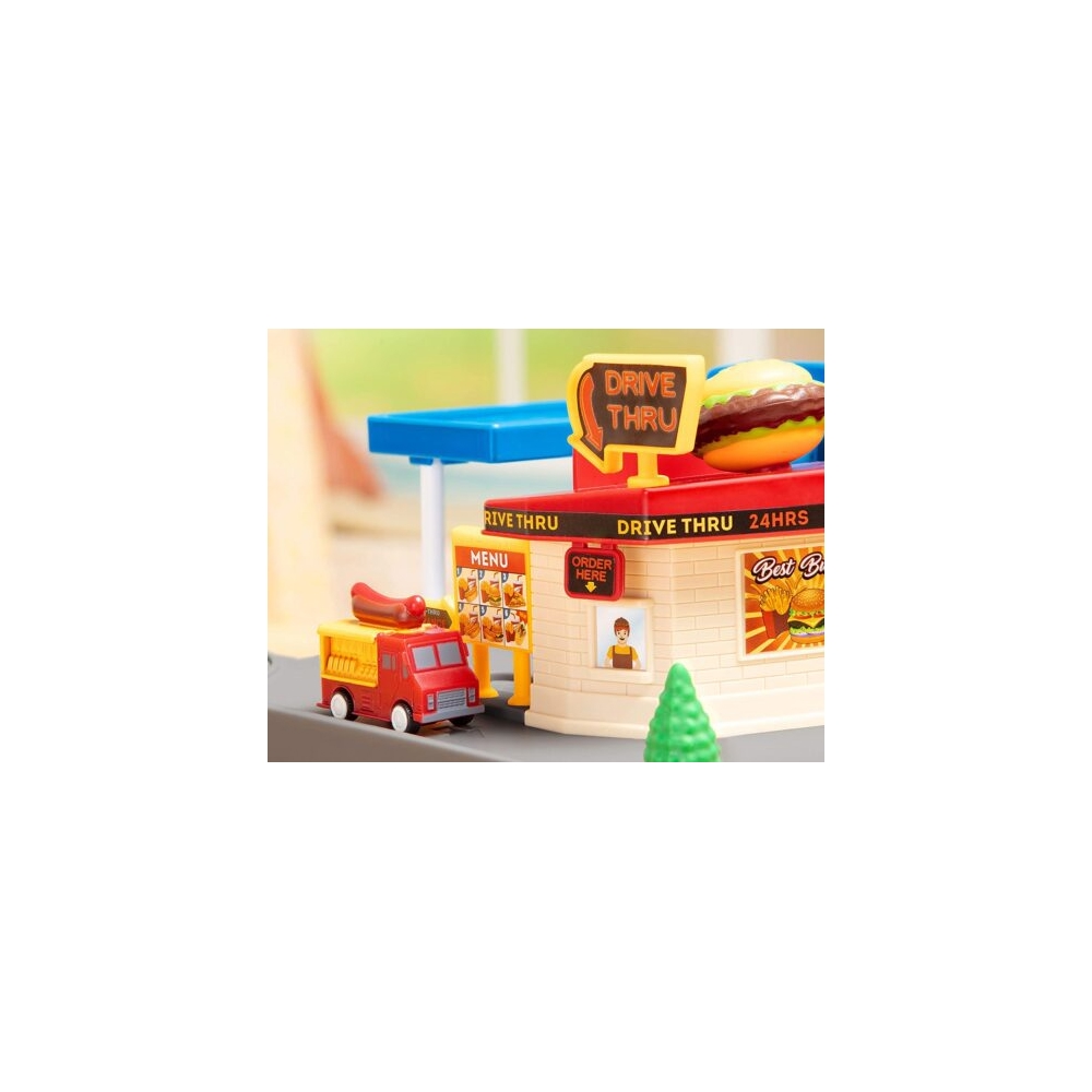 სათამაშოების ნაკრები DRIVEN WH1075Z POCKET SERIES DINE DRIVE PIT STOP