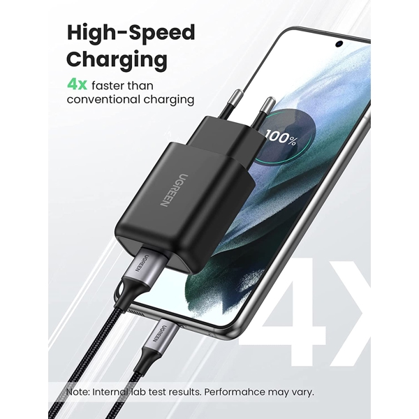 UGREEN 70273 Quick Charge 3.0 USB Charger EU Black