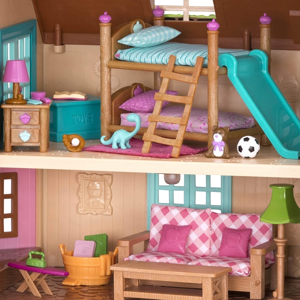 სათამაშოების ნაკრები Lil Woodzeez 6169Z BUNK BED KIDS ROOM