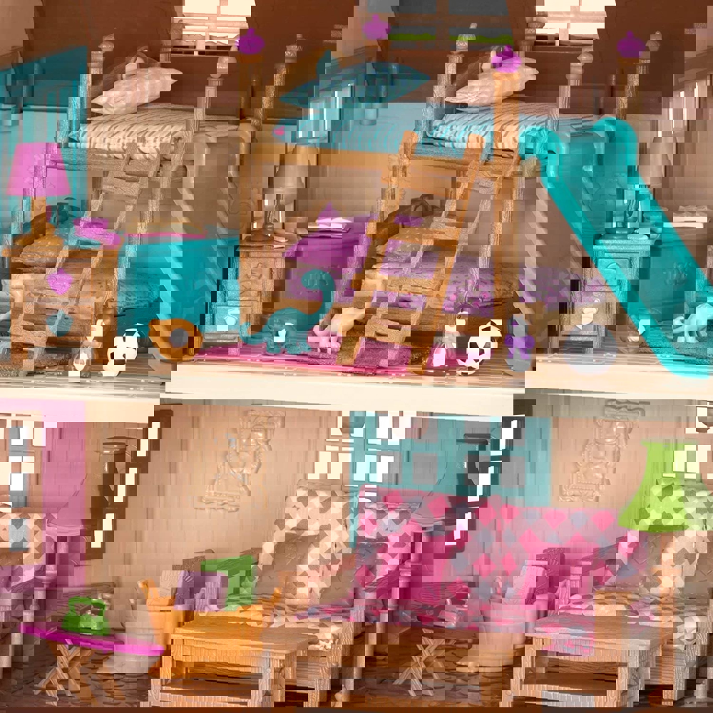 სათამაშოების ნაკრები Lil Woodzeez 6169Z BUNK BED KIDS ROOM