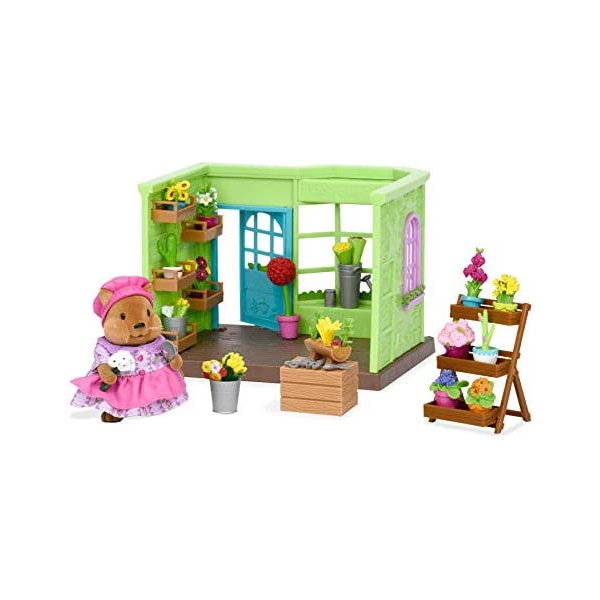 სათამაშოების ნაკრები Lil Woodzeez 6164Z Flower Shop Small