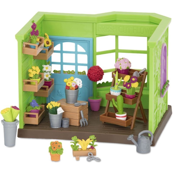 სათამაშოების ნაკრები Lil Woodzeez 6164Z Flower Shop Small