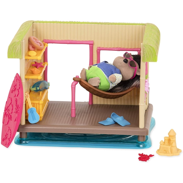 სათამაშოების ნაკრები LIL WOODZEEZ 6252Z TIKI HUT PLAYSET 