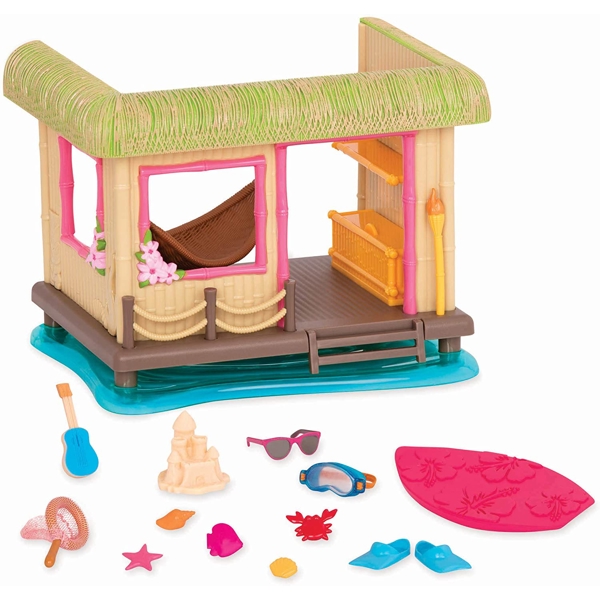 სათამაშოების ნაკრები LIL WOODZEEZ 6252Z TIKI HUT PLAYSET 