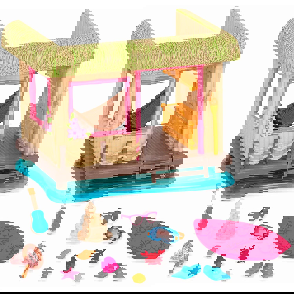 სათამაშოების ნაკრები LIL WOODZEEZ 6252Z TIKI HUT PLAYSET 