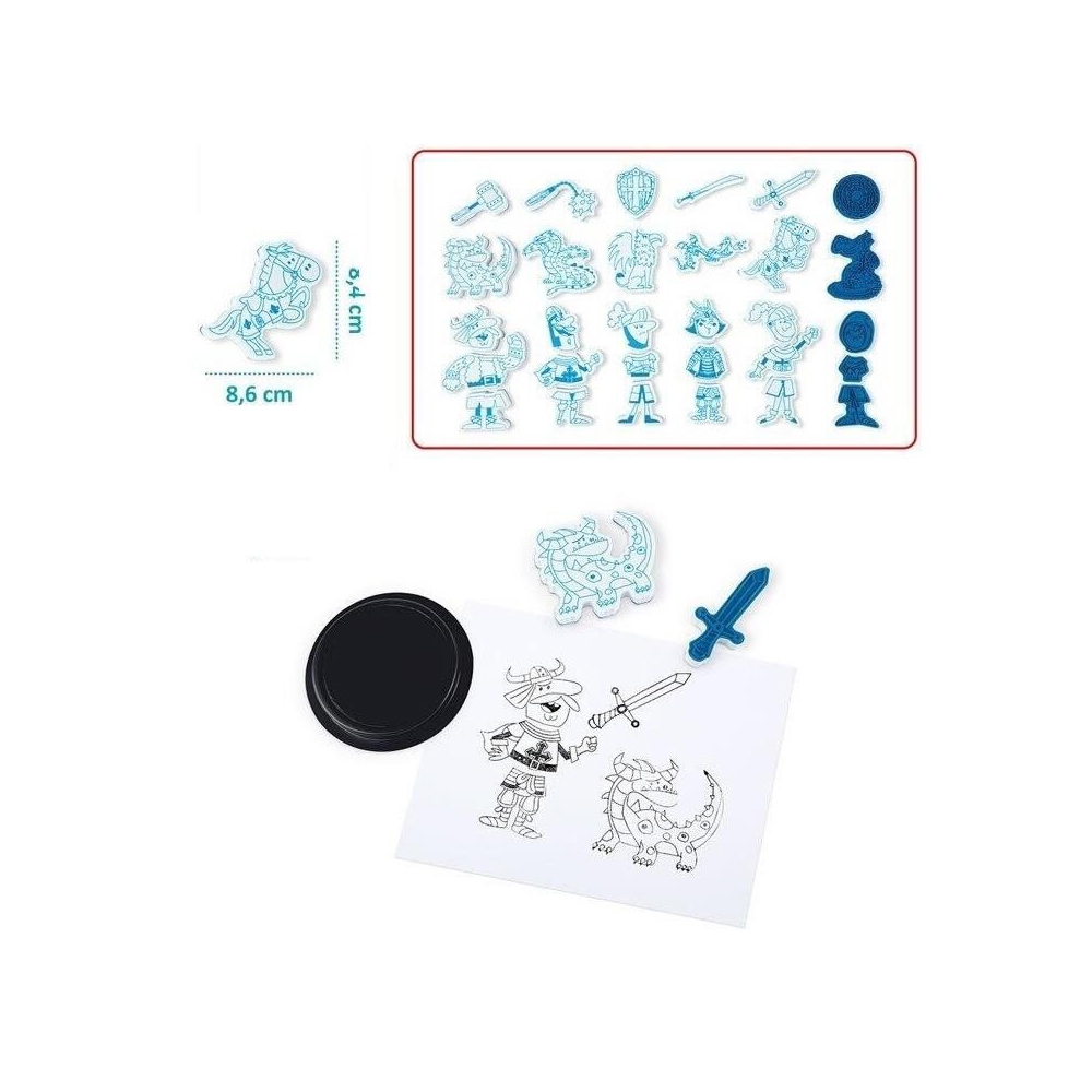 JANOD Stamps Knights 30 pcs