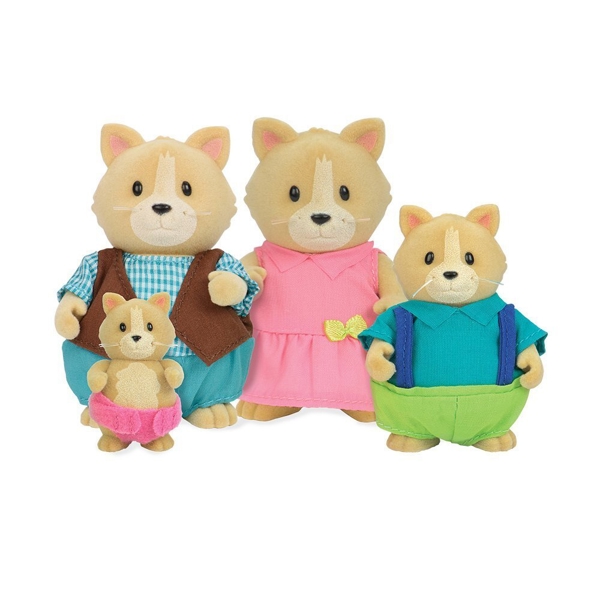 სათამაშოების ნაკრები Lil Woodzeez 6156Z Family of Seals Figures Set