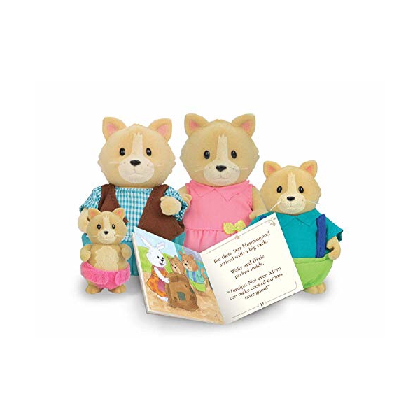 სათამაშოების ნაკრები Lil Woodzeez 6156Z Family of Seals Figures Set