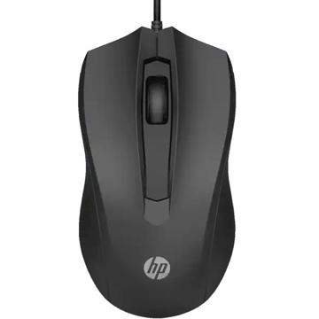 მაუსი HP Wired Mouse 100 USB Black