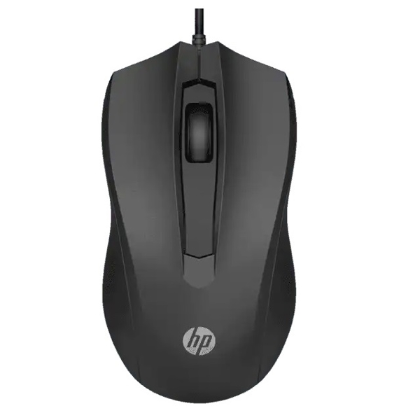 მაუსი HP Wired Mouse 100 USB Black