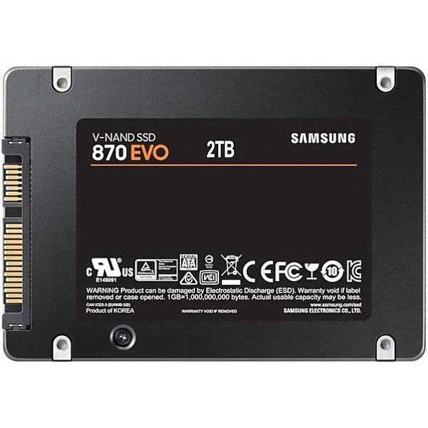 მყარი დიკსი Samsung MZ-77E2T0BW 870 EVO SSD 2TB