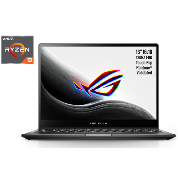 ნოუთბუქი Asus ROG Flow X13 GV301QH 13.4" Touch Ryzen 9 5980HS 32GB, 1TB SSD 1650 4GB ROG XG Mobile GC31S with RTX 3080 Black