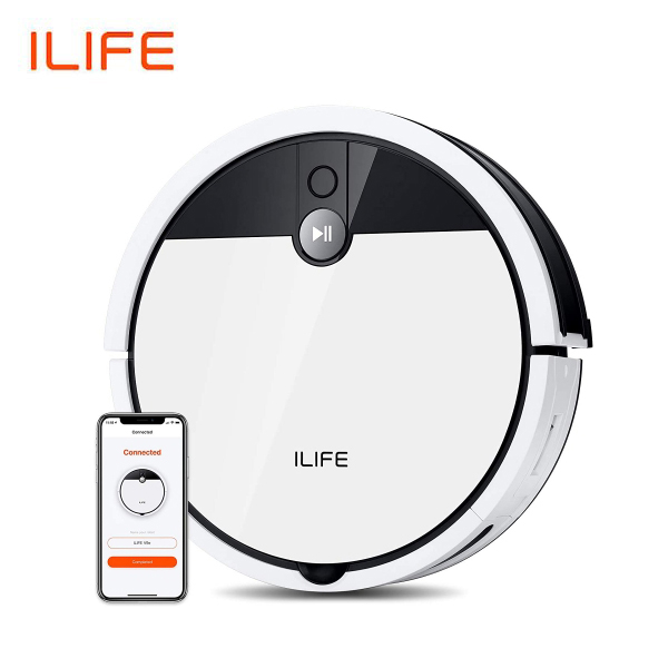 რობოტი მტვერსასრუტი ILIFE V9e Robot Vacuum Cleaner Smart 700ML Dust Box App Control suction 110 Mins RunTime MAX Mode Auto Charge