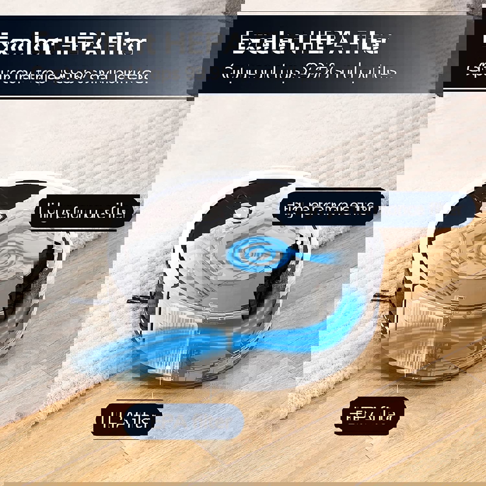 ILIFE V9e Robot Vacuum Cleaner Smart 0.7L Dust Box App Control suction 110 Mins RunTime MAX Mode Auto Charge