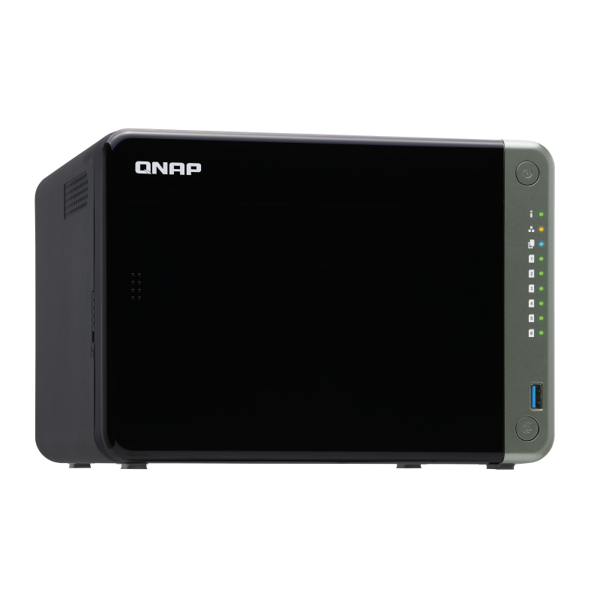 Storage System Qnap TS-653D-4G, 6-Bay Tower NAS, 2.7GHz, 4GB DDR4 SODIMM RAM, SATA 6Gb/s, Black