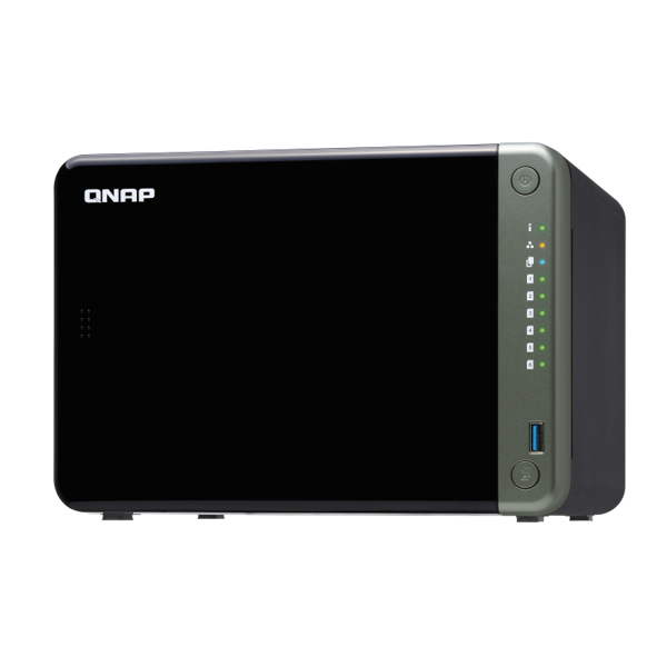 Storage System Qnap TS-653D-4G, 6-Bay Tower NAS, 2.7GHz, 4GB DDR4 SODIMM RAM, SATA 6Gb/s, Black