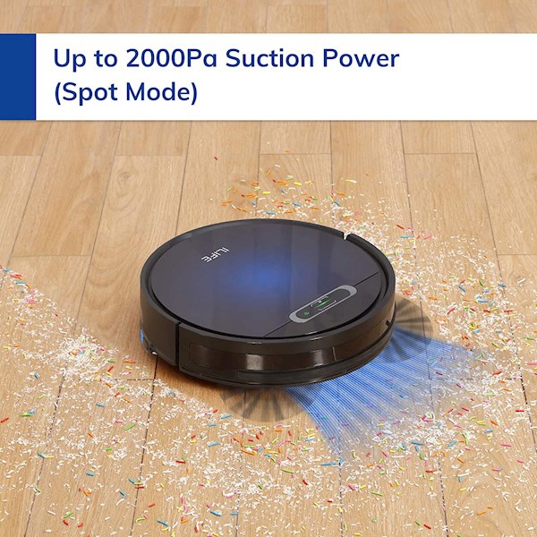 რობოტი მტვერსასრუტი ILIFE B5 Max Robot vacuum cleaner Mobile Phones WIFI APP Control, Mop and Sweep, 2000pa Strong Suction, 600ml Large Dust Bin, 1L Dust Bag