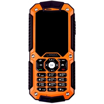 მობილური ტელეფონი SIGMA  X-TREME IT67m, 64 MB, 32 GB, Dual SIM, Black-Orange