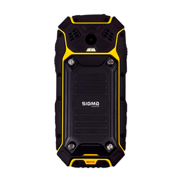 მობილური ტელეფონი SIGMA  X-TREME ST68 Dual SIM Black-Yellow