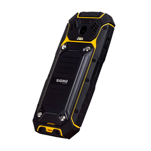 მობილური ტელეფონი SIGMA  X-TREME ST68 Dual SIM Black-Yellow