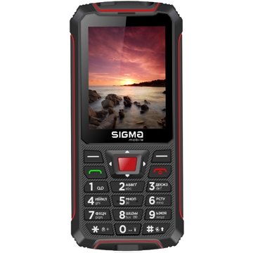 მობილური ტელეფონი SIGMA COMFORT 50 CF114 Outdoor,  Dual SIM, RED