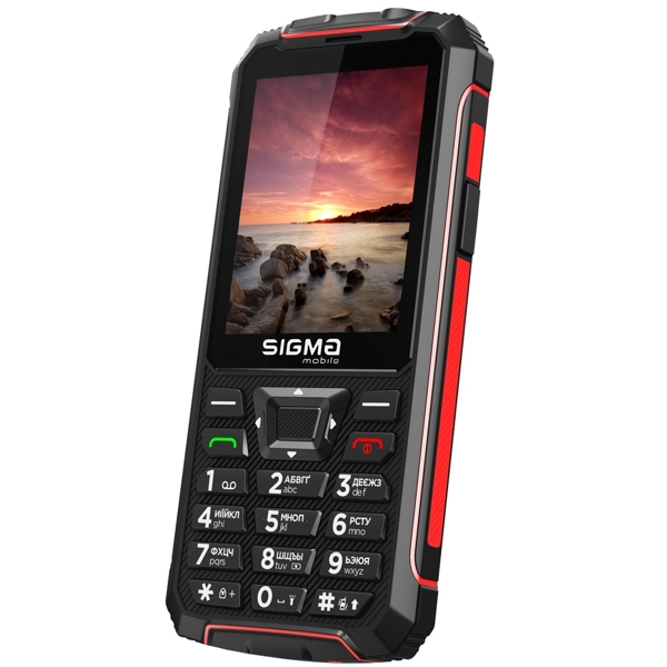 მობილური ტელეფონი SIGMA COMFORT 50 CF114 Outdoor,  Dual SIM, RED