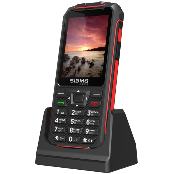 მობილური ტელეფონი SIGMA COMFORT 50 CF114 Outdoor,  Dual SIM, RED