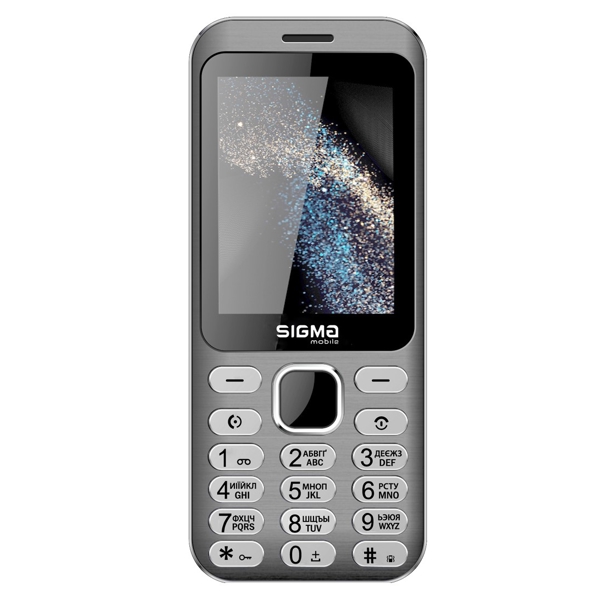 მობილური ტელეფონი SIGMA X-style 33, Dual SIM, Steel Grey