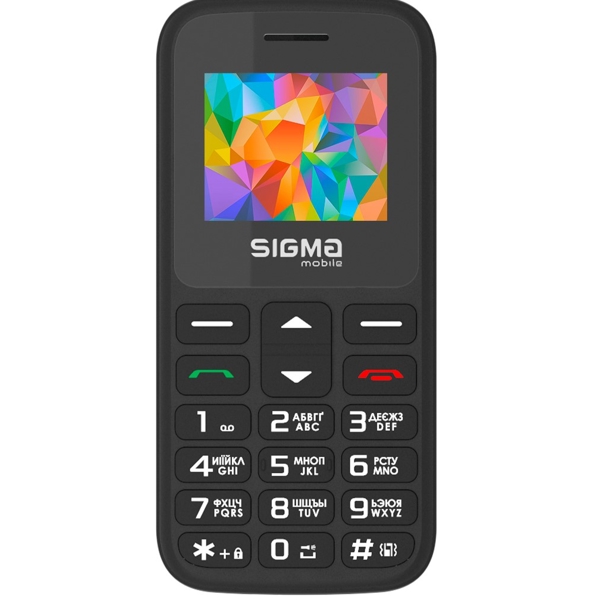 მობილური ტელეფონი SIGMA Comfort 50 CF113 HIT2020, Dual SIM, Black