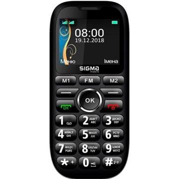 მობილური ტელეფონი SIGMA  Comfort 50 CF111 Grand, Dual SIM, Black