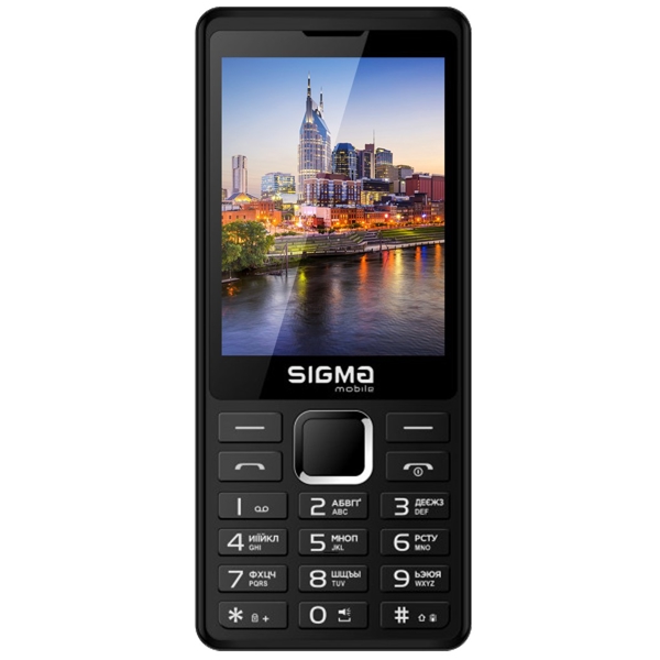 მობილური ტელეფონი SIGMA  X-STYLE 36 POINT, Dual SIM, Black