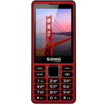 მობილური ტელეფონი SIGMA  X-STYLE 36 POINT, Dual SIM, Red