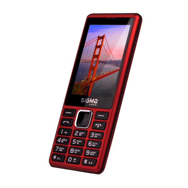 მობილური ტელეფონი SIGMA  X-STYLE 36 POINT, Dual SIM, Red