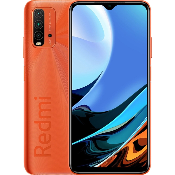 მობილური ტელეფონი Xiaomi Redmi 9T (GLOBAL VERSION) 4GB, 128GB Dual Sim LTE  NFC Sunrise Orange EU (M2010J19SG)