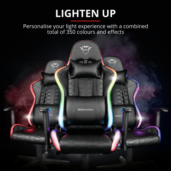 გეიმერული სკამი GXT716 RIZZA RGB LED Chair